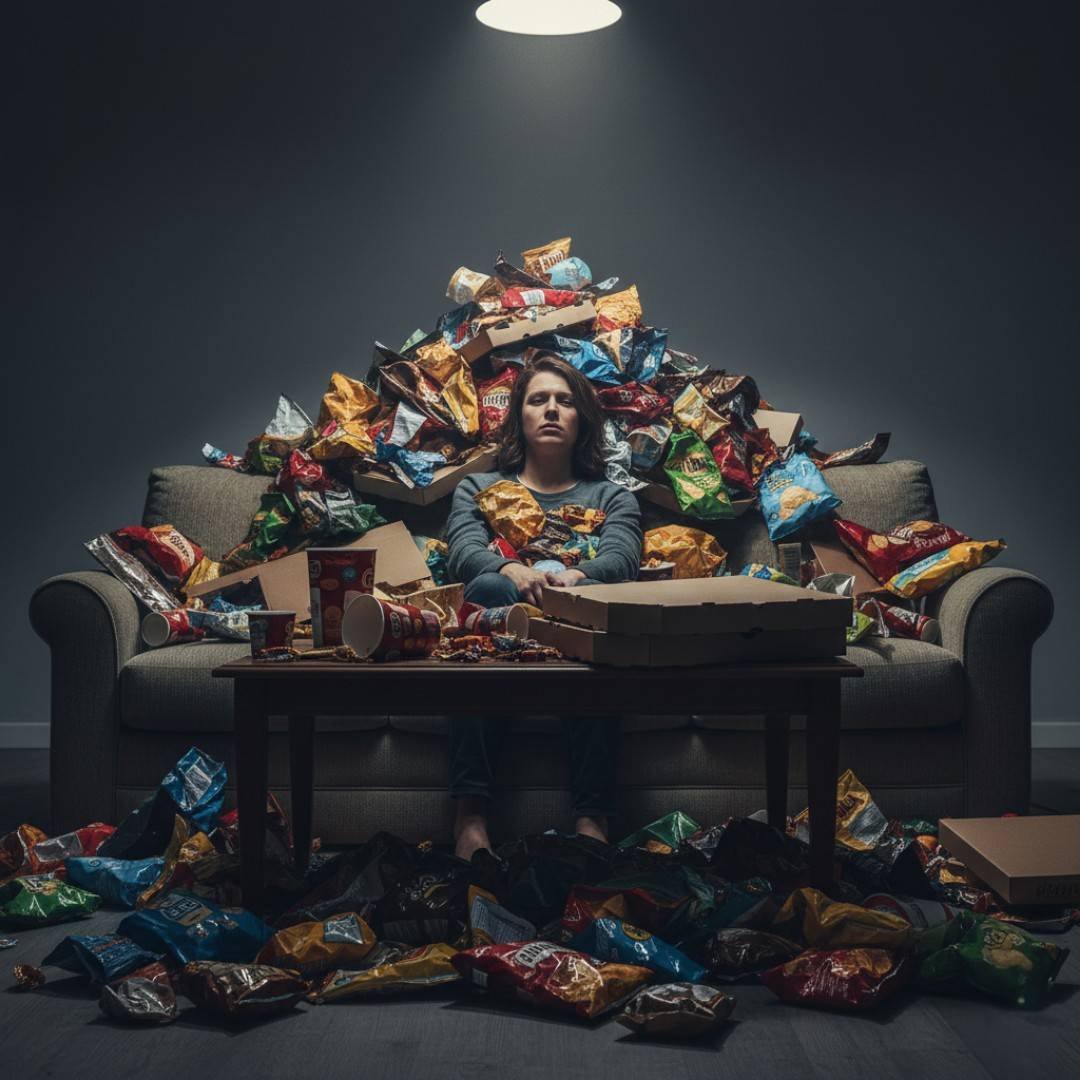 Gentle mind healing for cravings showing freedom from emotional eating and compulsive urges through subconscious healing at MindShift