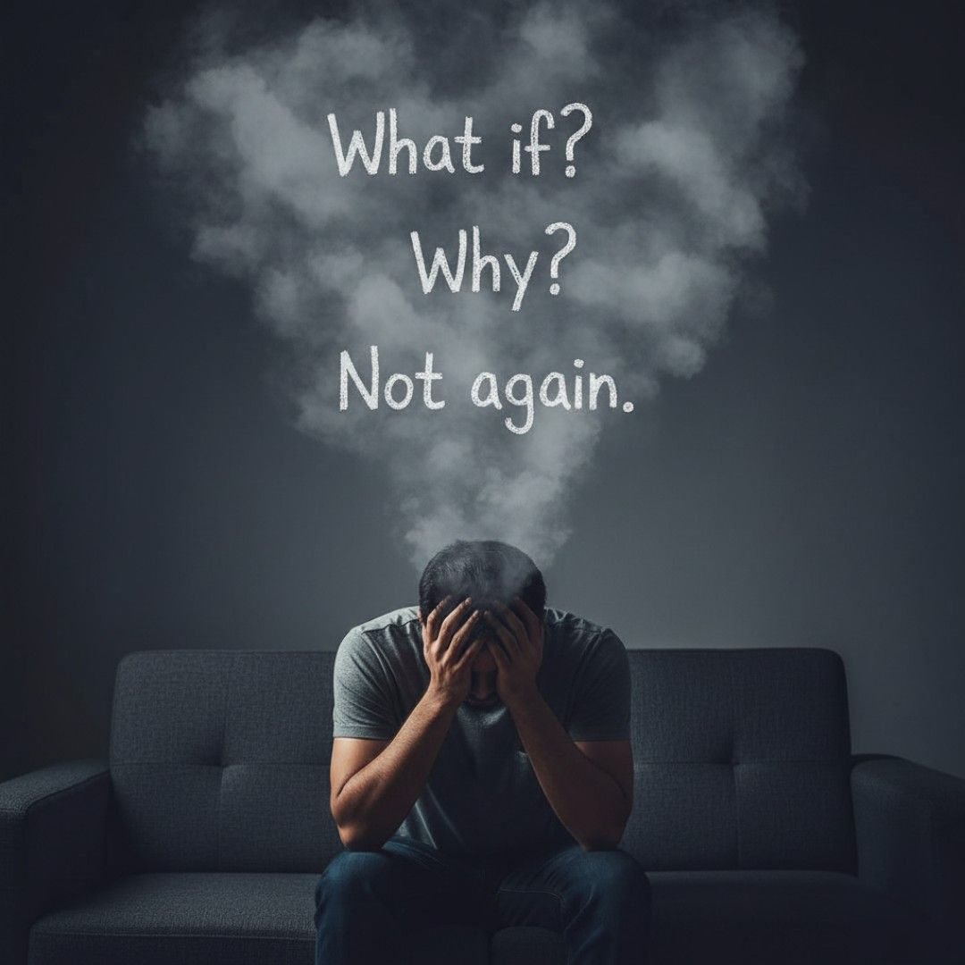 Gentle mind healing for overthinking showing release from racing thoughts, mental fog and constant worry through calm subconscious healing at MindShift