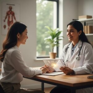 Holistic healing consultation showing personalized care for diseases not listed using a root cause 5D healing approach at MindShift