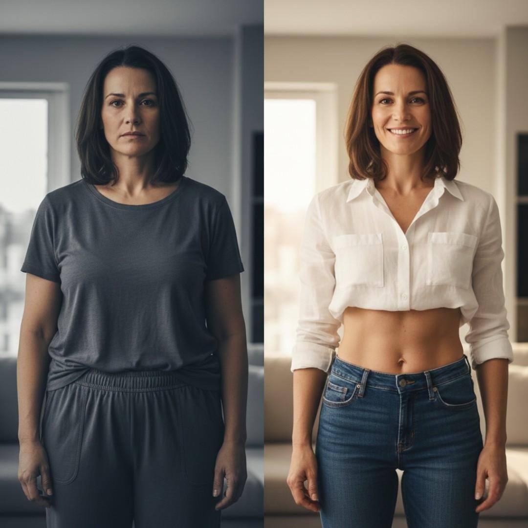 Natural healing for weight and metabolic issues showing transformation from imbalance to healthy weight through holistic metabolism healing at MindShift