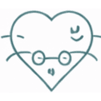 Heart-shaped graphic with fitness elements and a supportive message.